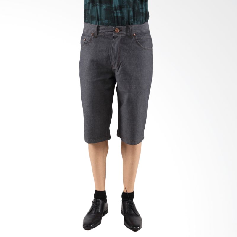 2ndRED 152385 Jeans Grey Celana Pendek Pria