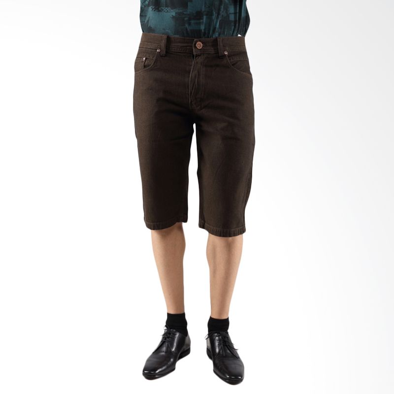 2ndRED 152386 Jeans Brown Celana Pendek Pria