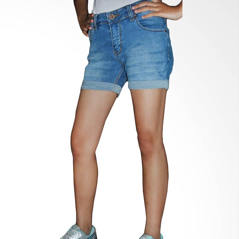 2ndRED Wiskers Hotpants 263206 Blue Celana Pendek Wanita