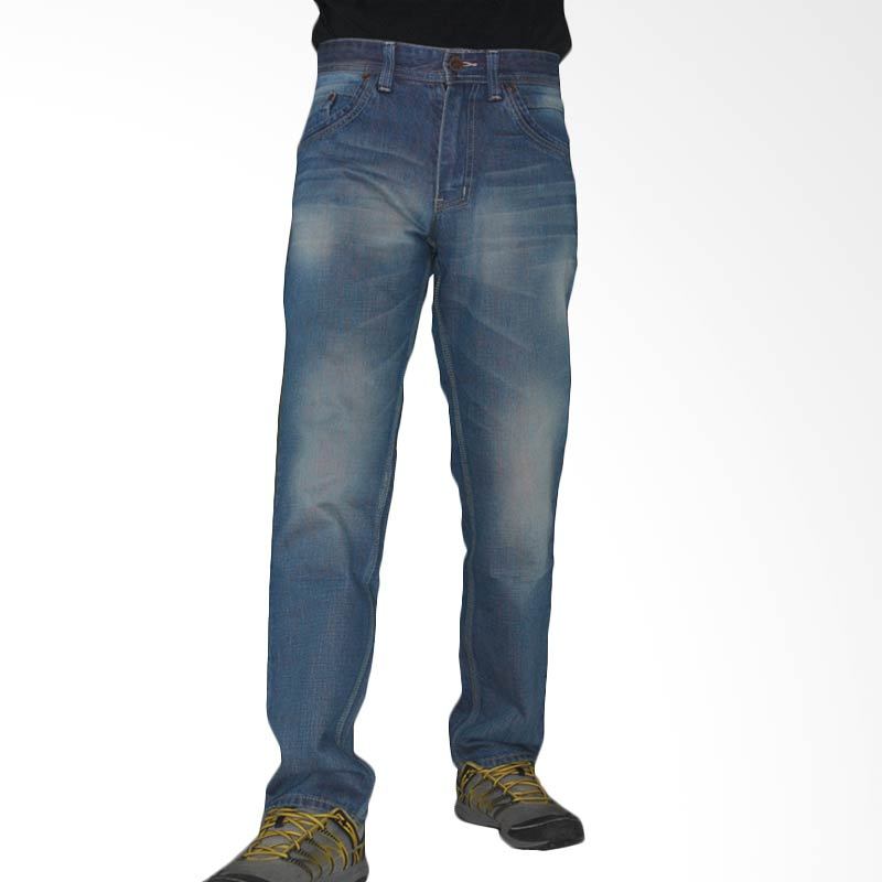 2ndRED 121417 Wisker Spray Blue Grey Celana Panjang Jeans Pria