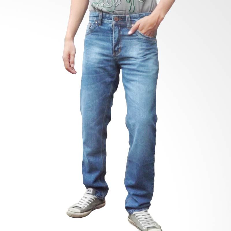 2ndRED 124229 Wisker Spray Blue Celana Panjang Jeans Pria