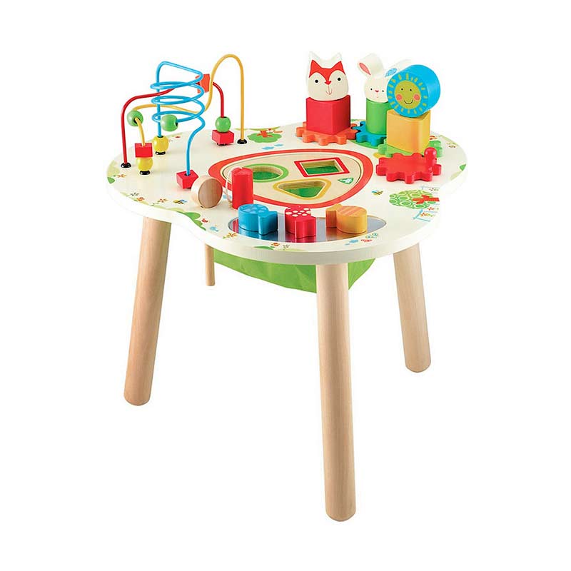 elc activity table wooden