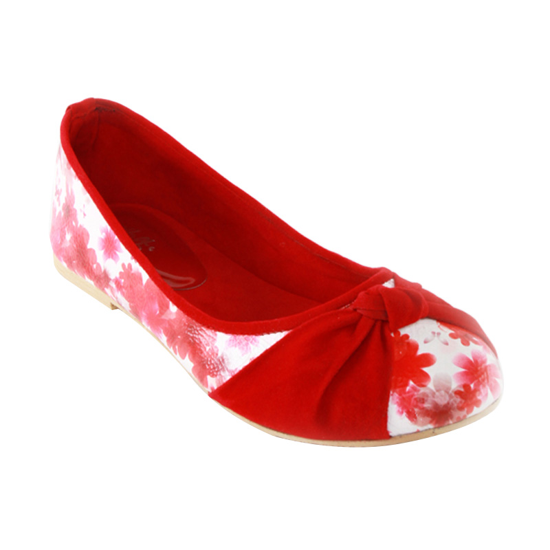 Eltaft Ballerina BL947 Red Flat Shoes