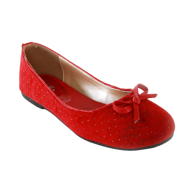 Eltaft Ballerina BL955 Red Flat Shoes