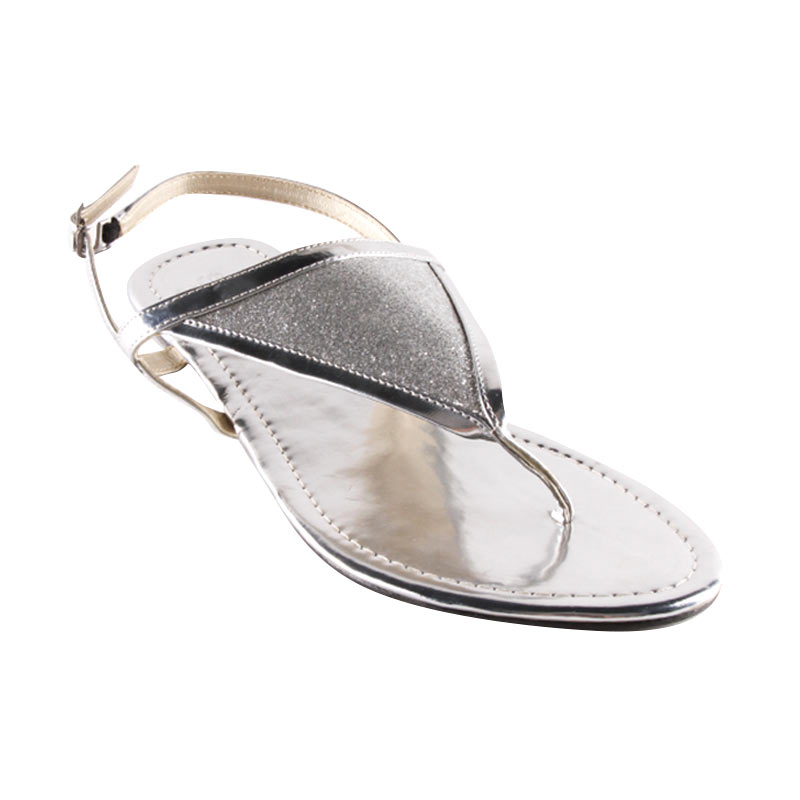 ELTAFT Flat ST178 Sandals Wanita - Silver