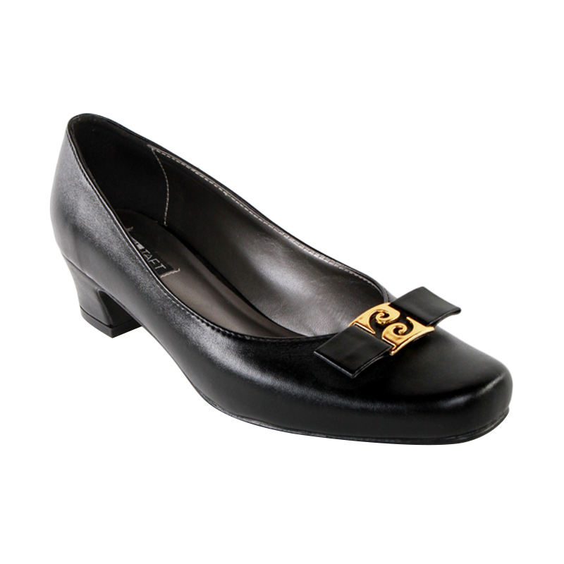 Eltaft Heels Formal PT5001 Black Sepatu Wanita