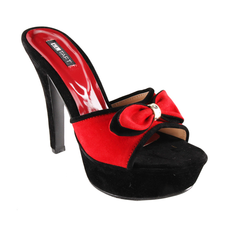 Eltaft Heels SD1001 Red Sepatu Hak Tinggi Wanita