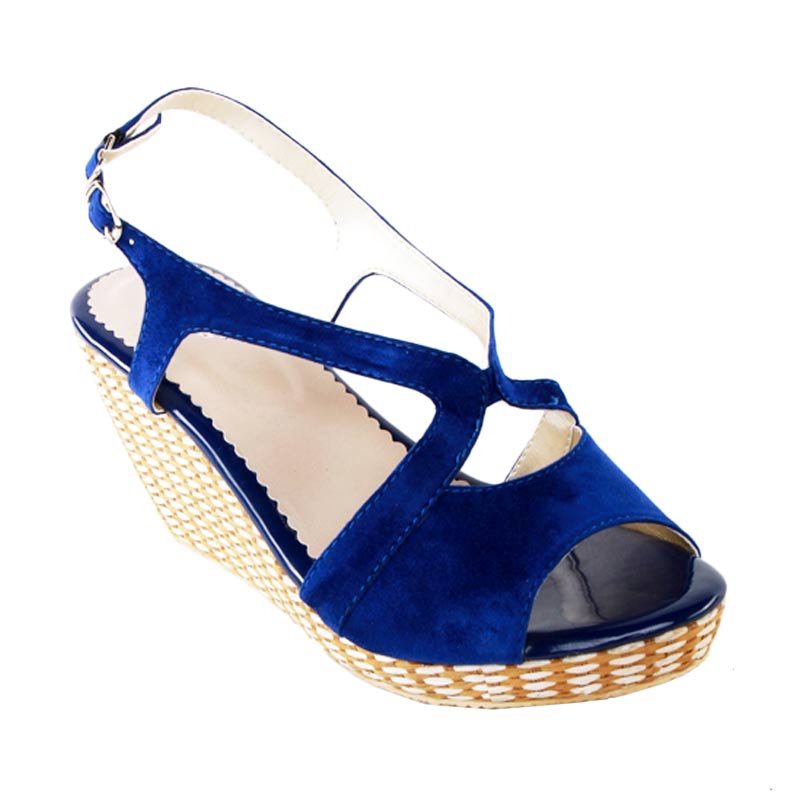 Eltaft Wedges SW753 Blue Sepatu Wanita