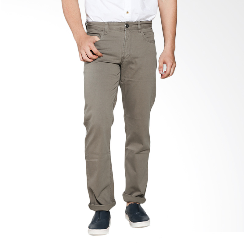 Harga Emba Casual Pike One Long Cargo Pants - Khaki - PriceNia.com