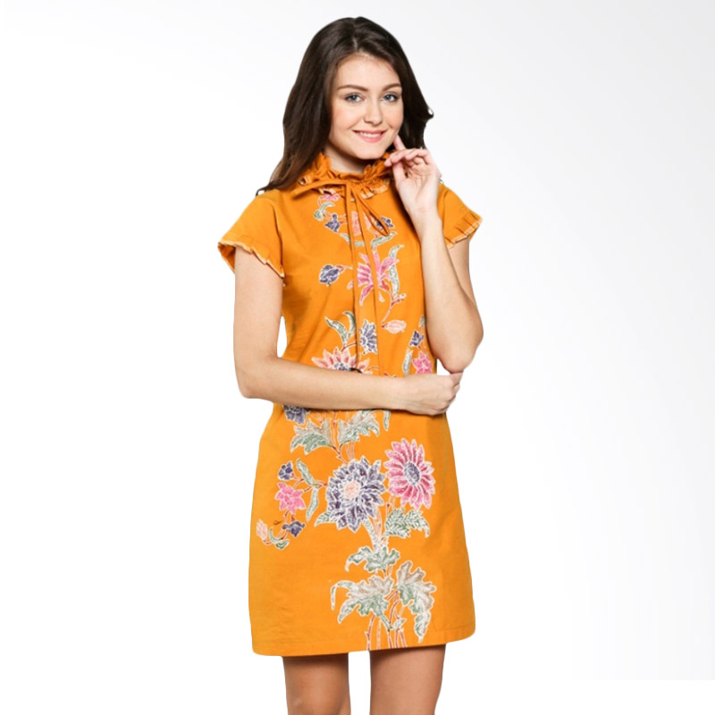 Etnikita Batik PKL 05A Dress - Orange