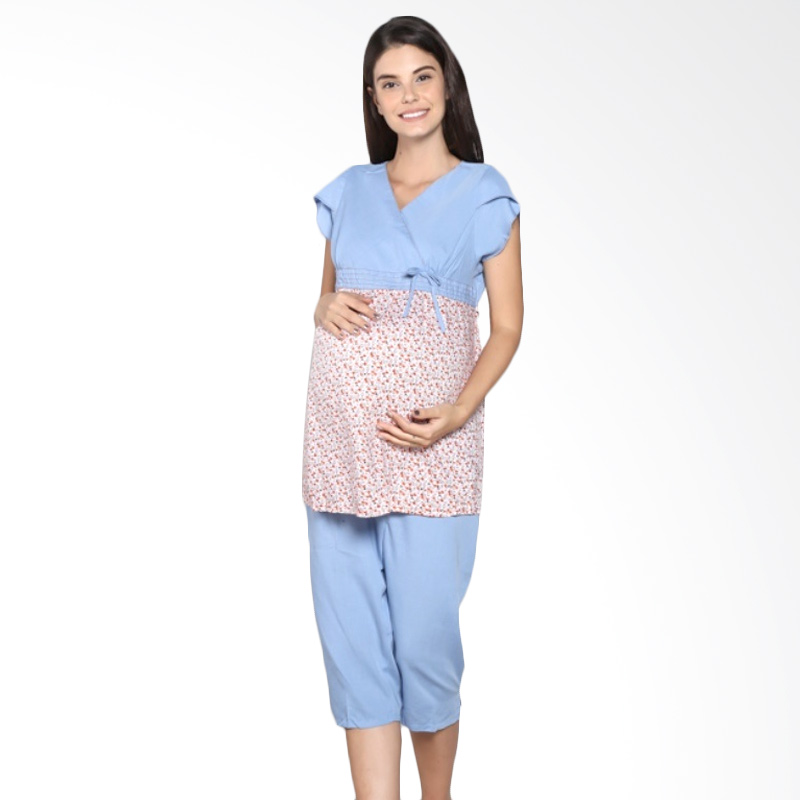 Eve Maternity LDS060C Setelan Baju Hamil - Biru