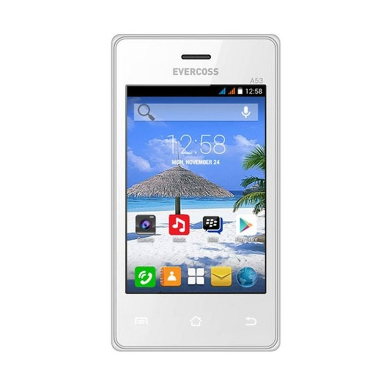 Evercoss A53 Smartphone - White [512 MB]