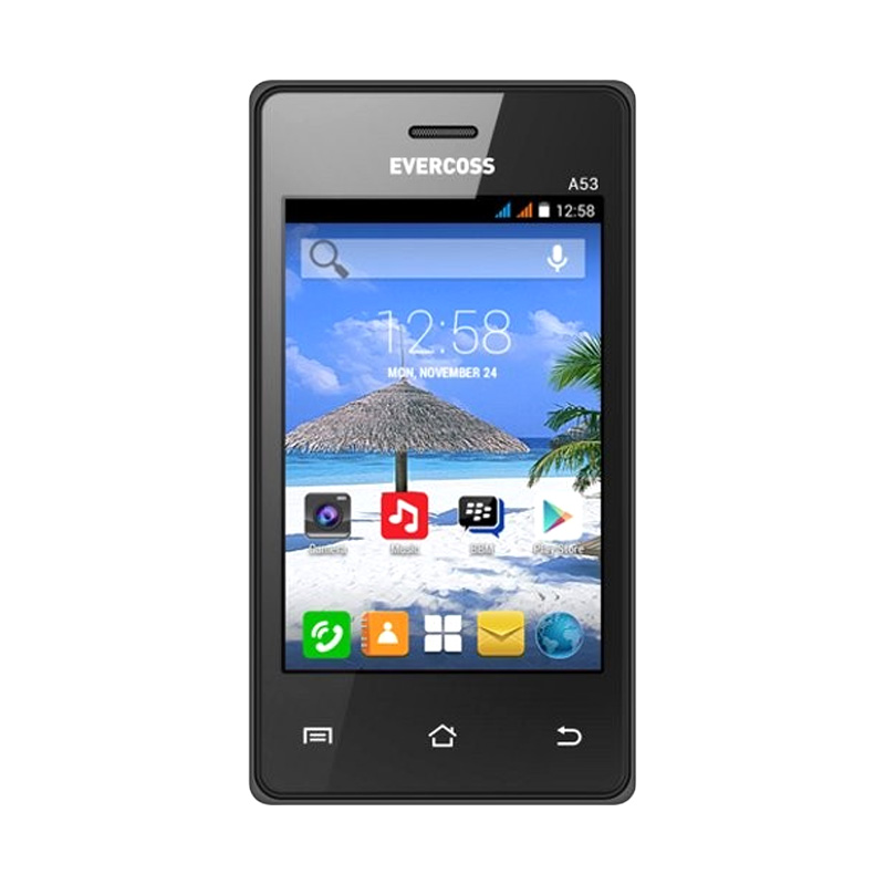 Evercoss A53 Jump Black Smartphone [512MB]