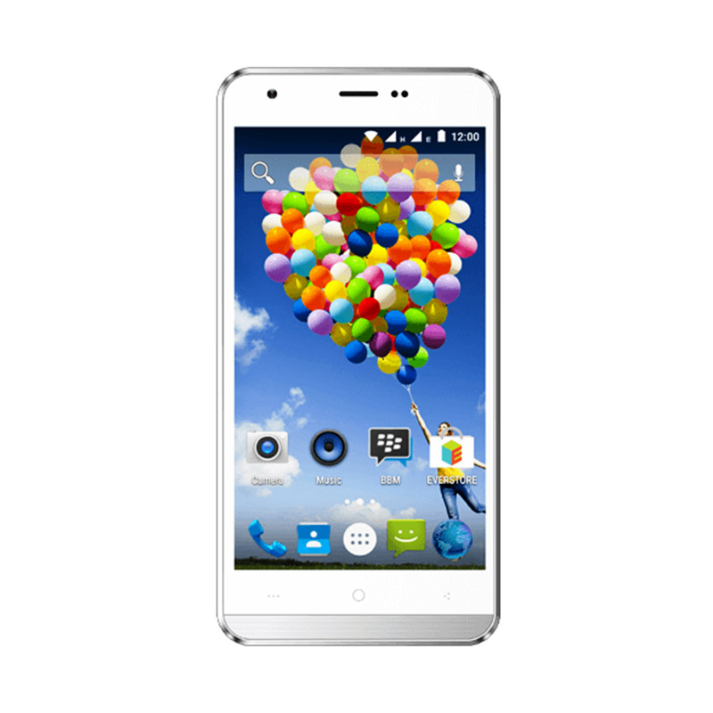 Evercoss A75 Smartphone - Putih [1 GB/8 GB]