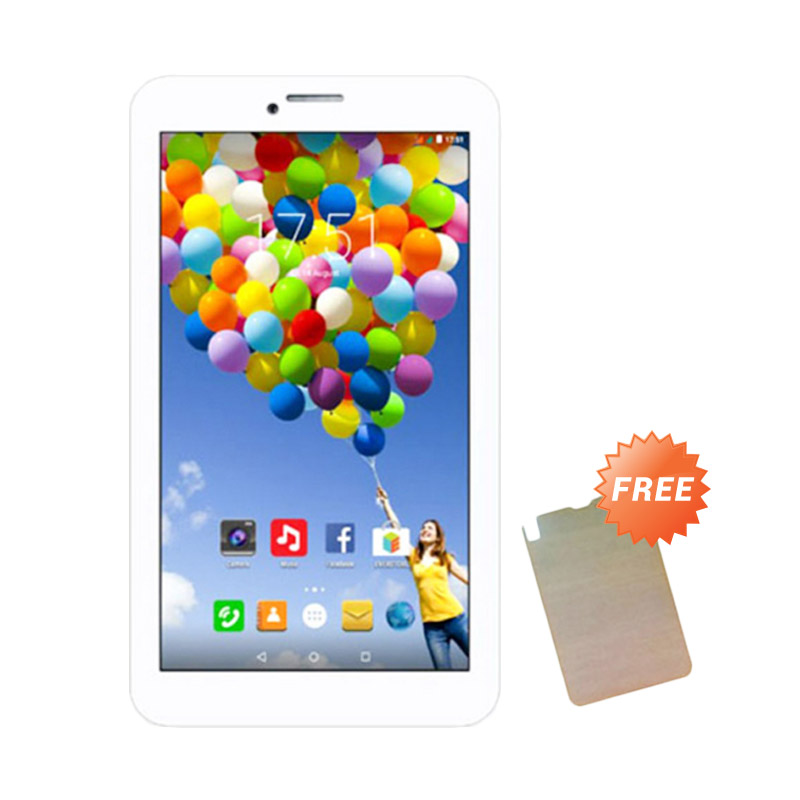 Evercoss AT7F Winner Tab S3 Tablet - Putih [8 GB] + Free Antigores