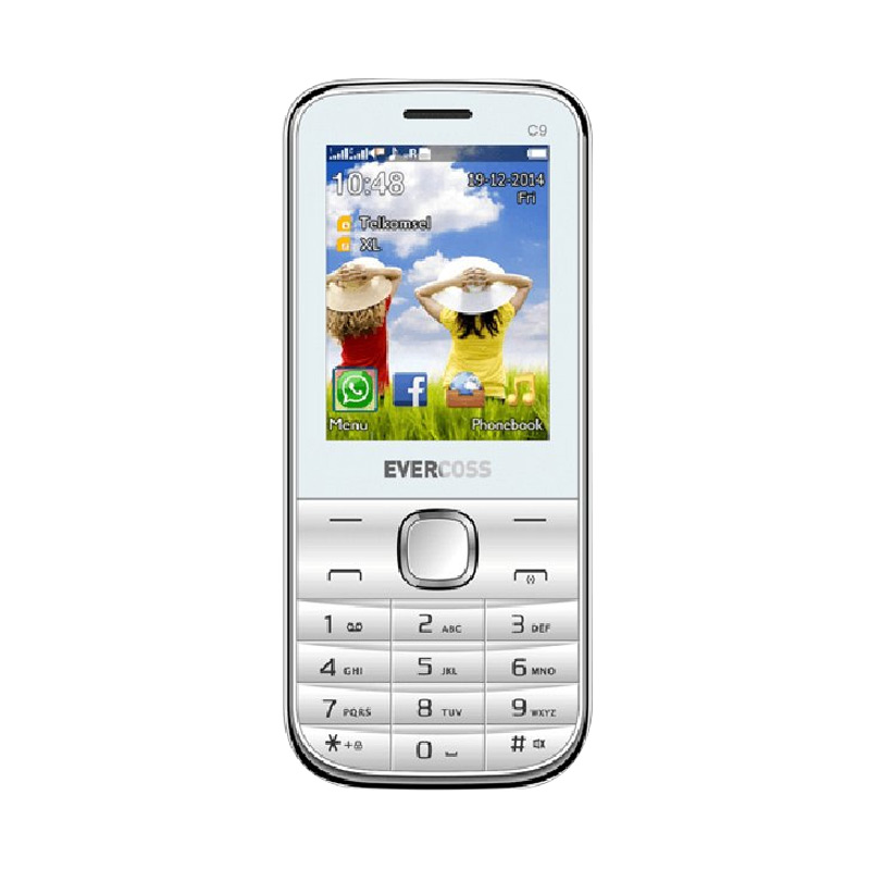 Evercoss C9 Handphone - Putih