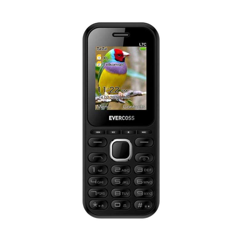 Evercoss L7C Handphone - Hitam