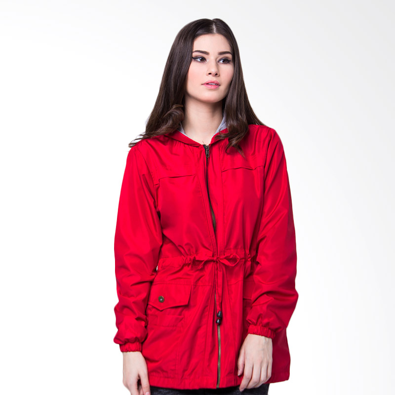 Evio 412 Woman Parka Jacket Wanita - Merah