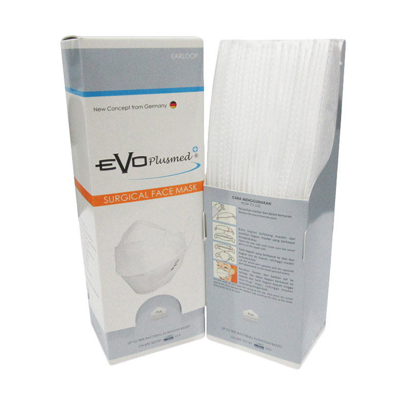 Jual Evo Plusmed Surgical  Face Mask 4D Masker  Medis 