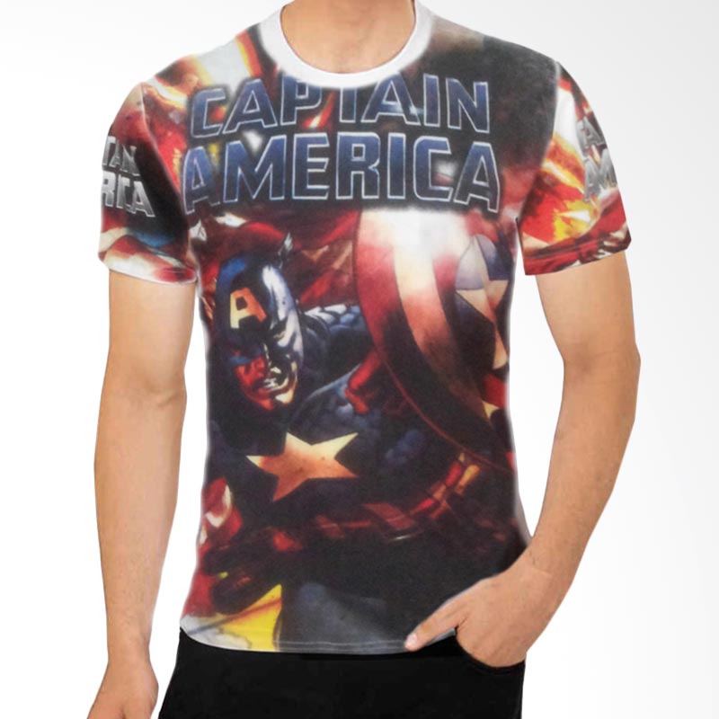 Fantasia Comic Captain America T-Shirt Pria Extra diskon 7% setiap hari Extra diskon 5% setiap hari Citibank – lebih hemat 10%