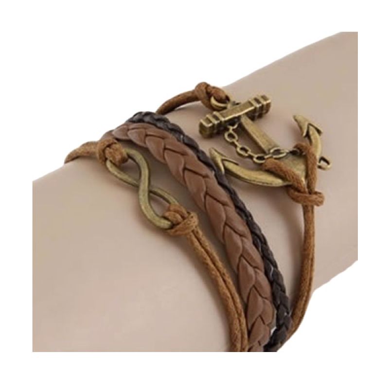 jual fashionista kb31183 korea anchor infinity gelang jual fashionista kb31183 korea anchor infinity gelang