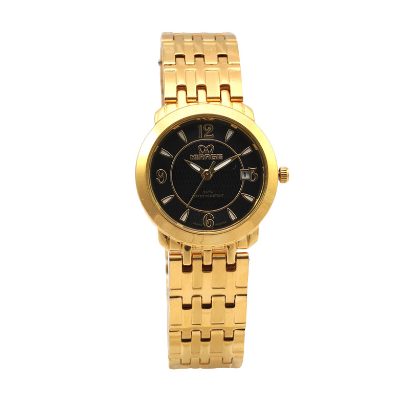 Harga Mirage Jam Tangan Pria Original 8154 BRP - L - Black 
