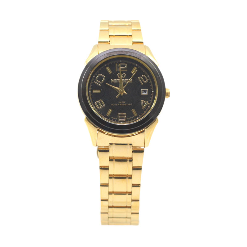 Mirage Original Watch Arloji Japan Technology 8185 BRP-L Jam Tangan Wanita - Black