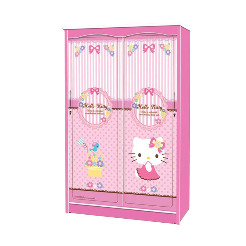 Jual FCENTER Sliding Hello Kitty Smile Heart Lemari [Surakarta] di ...