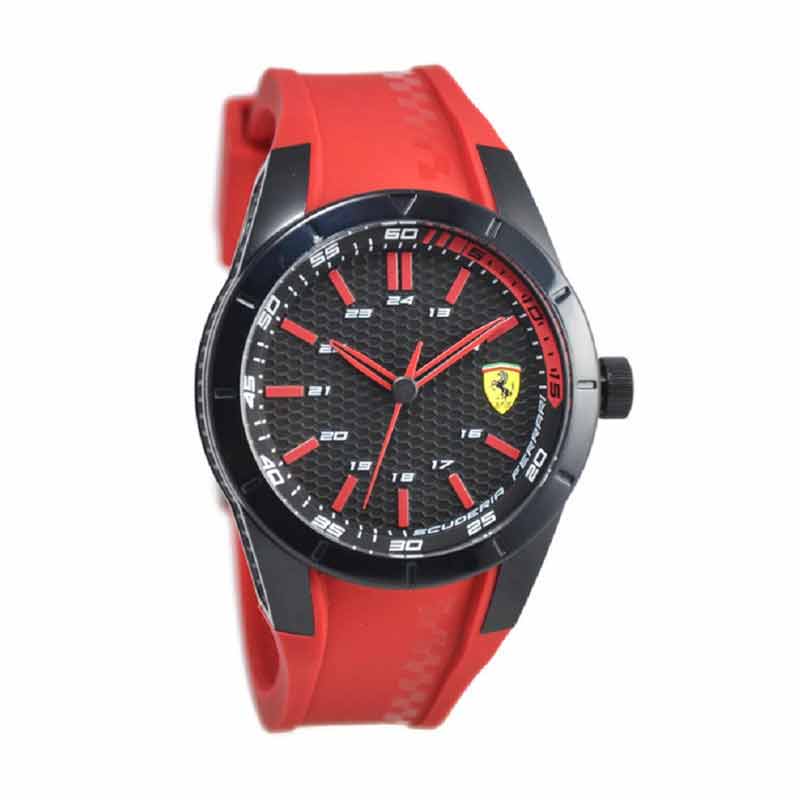 Ferrari F0830299 Jam Tangan Pria - Merah Hitam