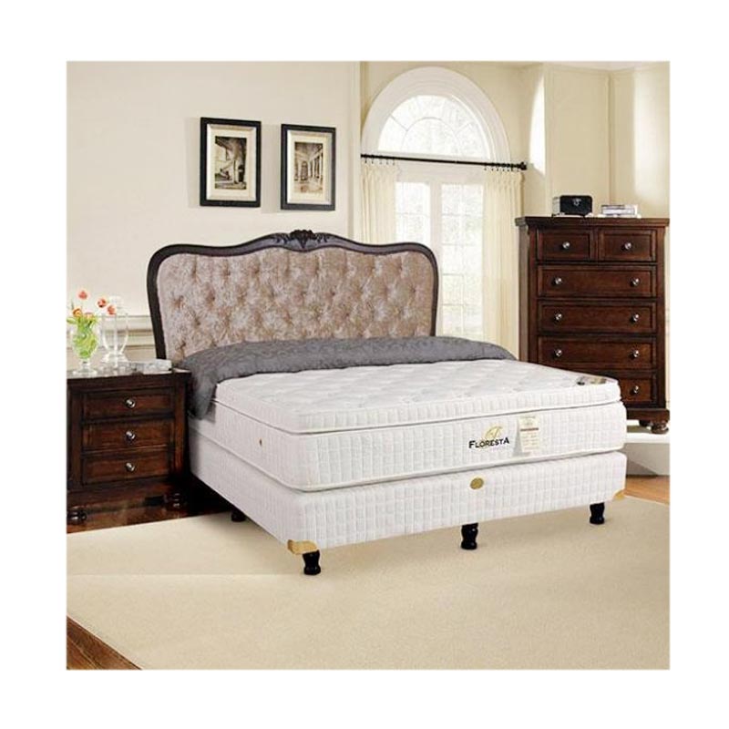 Floresta Morano Pirelli Latex Plush Top Set Springbed Full Set 180 X 200 Cm Terbaru Agustus 2021 Harga Murah Kualitas Terjamin Blibli