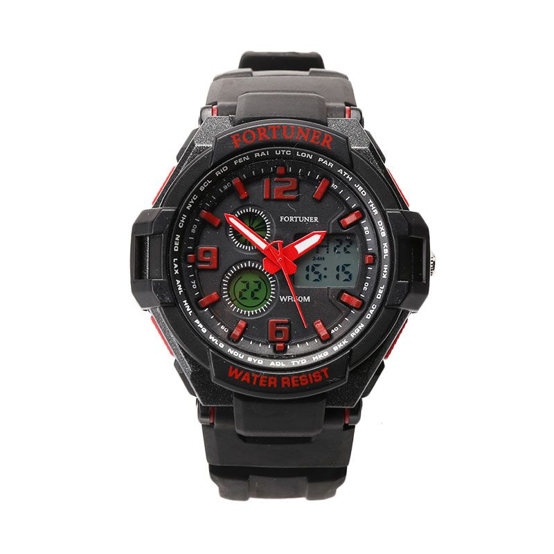 Harga Fortuner FR 1302 Merah Jam Tangan Pria - PriceNia.com