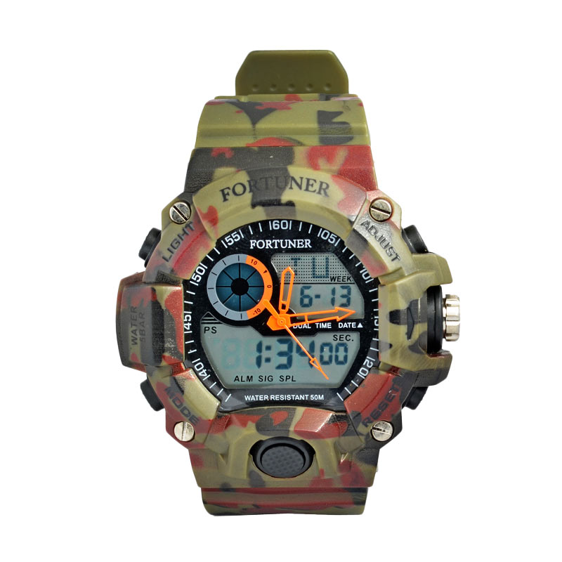 Fortuner FT011OR Sporty Jam Tangan Pria - army