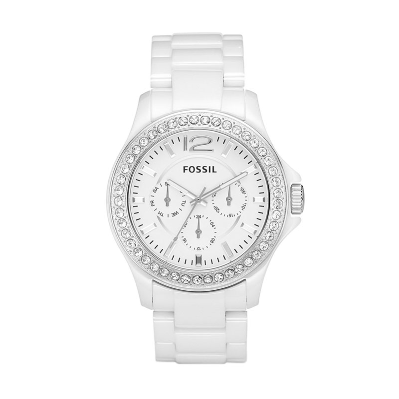 Jual Fossil Ce 1010 Riley Multifunction Ceramic Watch Jam Tangan Wanita White Online Februari 2021 Blibli