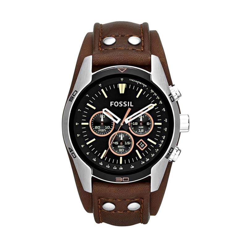 Fossil Ch 2891 Brown Jam Tangan Pria