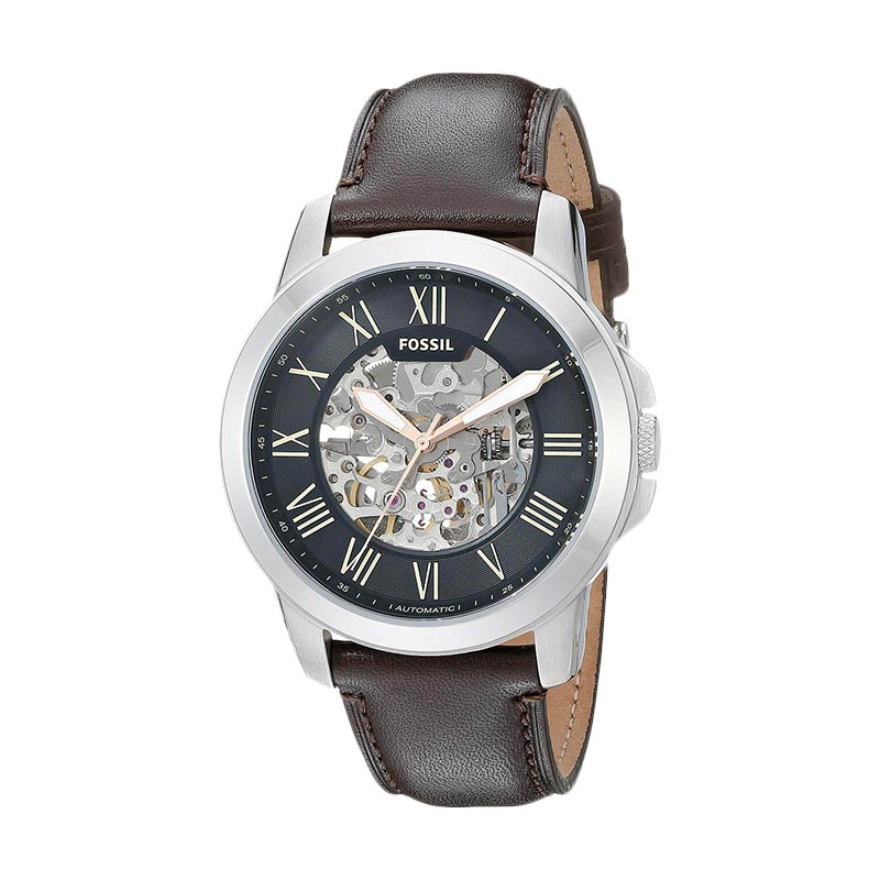 Fossil Grant Automatic ME3100 Jam Tangan Pria - Silver