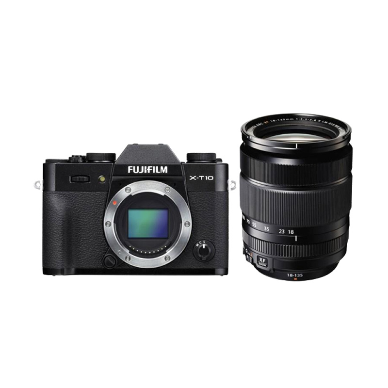 Jual Fujifilm X-T10 18-135mm Kamera Mirrorless - Black