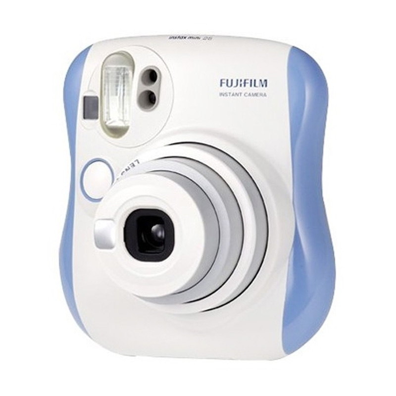 Fuji Film Instax Mini 25 Blue Kamera Pocket
