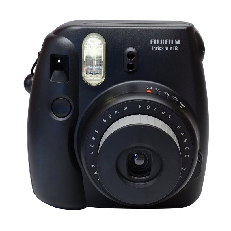 Fujifilm Instax Mini 8S Kamera Polaroid - Black