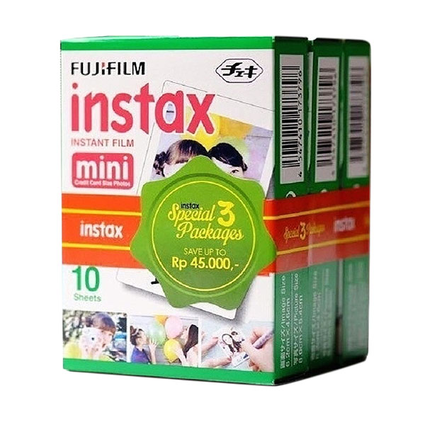 Jual Fujifilm Refill Instax Mini Singlepack Plain Film [3