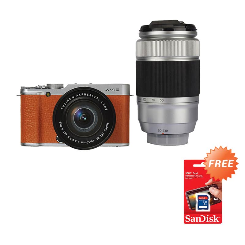 jual fujifilm x a2 kit cokelat kamera mirrorless 16 50 mm 16 mp lensa kamera 50 230 jual fujifilm x a2 kit cokelat kamera mirrorless 16 50 mm 16 mp lensa kamera 50 230