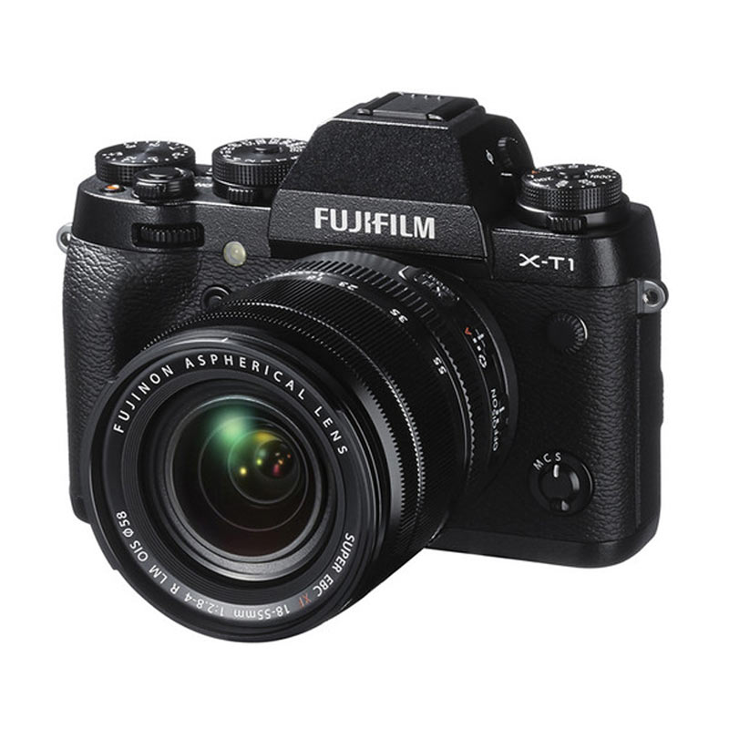 Fujifilm X-T1 Kit XF18-55mm Kamera Mirrorless - Hitam + Free Instax Share SP-2