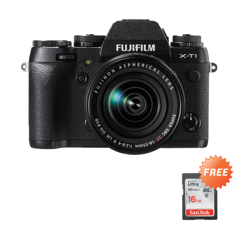 Fujifilm X-T1 Kit 18-55mm Black Kamera Mirrorless