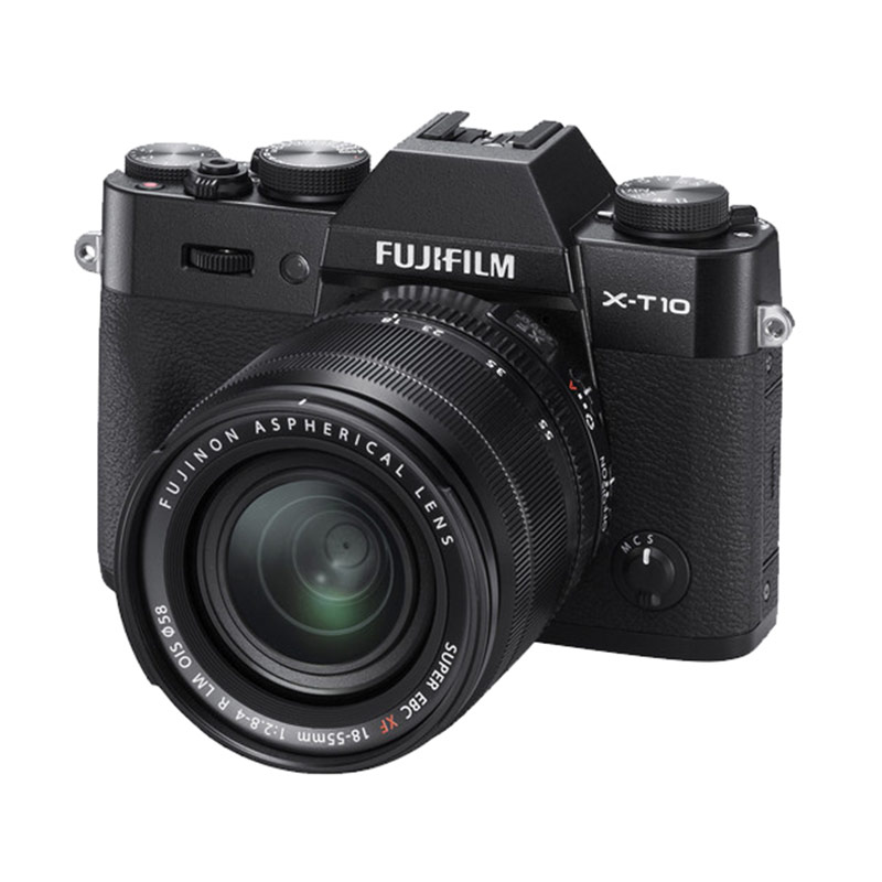 Fujifilm X-T10 Kit 18-55mm Mirrorless Kamera - Black