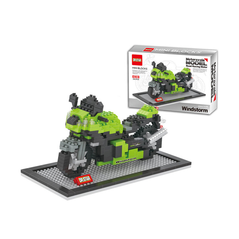 Jual Funbrick 639 Windstorm Motorcycle Mainan Block