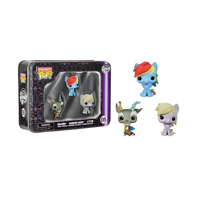 Jual Funko My Little Pony 3Pack Tin Rainbow Dash, Derpy & Discord Tins