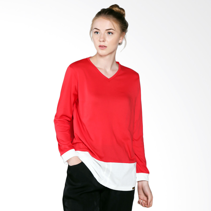 Gaff 11605 1402 O Vicky Blouse - Deep Red