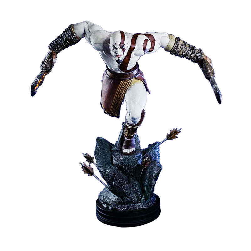 Jual Gaming Heads God of War Kratos Statue Action Figure [14] di Seller LIVE4TOYS Official