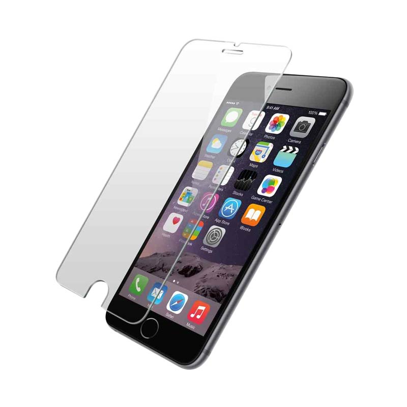 jual genji premium clear tempered glass for iphone 6 or 6s jual genji premium clear tempered glass for iphone 6 or 6s