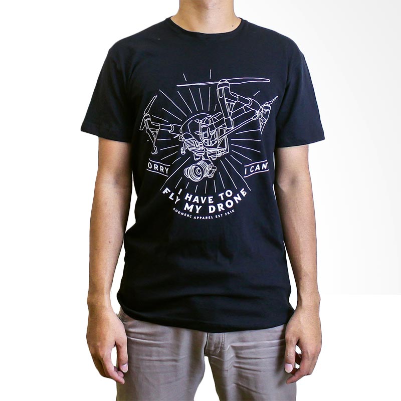 Godmerc Have to Fly My Drone Pilot Aerial Photography Inspire T-shirt Pria - Black Extra diskon 7% setiap hari Extra diskon 5% setiap hari Citibank – lebih hemat 10%