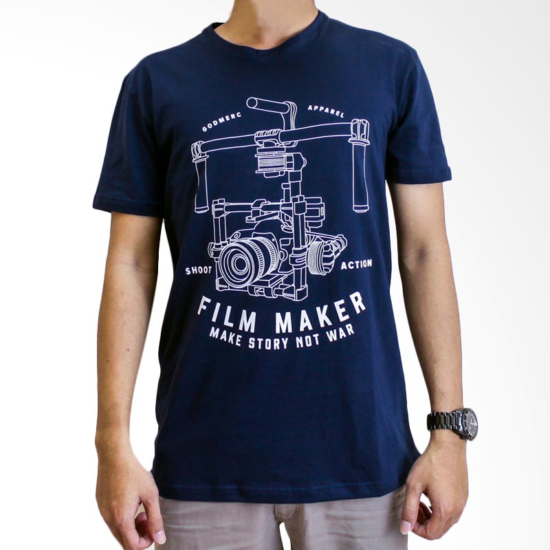 Godmerc Film Maker Make Story Videography Cinematography T-shirt Pria Extra diskon 7% setiap hari Extra diskon 5% setiap hari Citibank – lebih hemat 10%